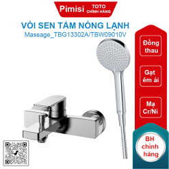Vòi sen tắm TOTO TBG13302A/TBW09010V nóng lạnh massage