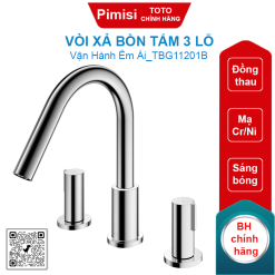 Vòi xả bồn tắm TOTO TBG11201B 3 lỗ