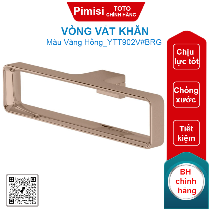 Vòng vắt khăn TOTO YTT902V#BRG màu vàng hồng