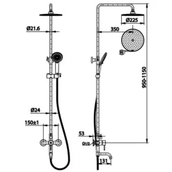 Alternative view of Sen cây COTTO CT3004WOS nóng lạnh 3 chức năng