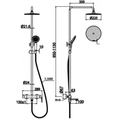 Alternative view of Sen cây COTTO CT3006WOS nóng lạnh 3 chức năng