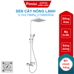 Sen cây COTTO CT3005WOS Square nóng lạnh