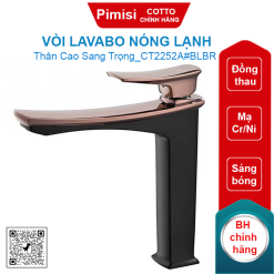 Vòi lavabo COTTO CT2252A#BLBR Thantara nóng lạnh