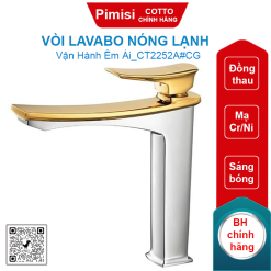 Vòi lavabo COTTO CT2252A#CG Thantara nóng lạnh