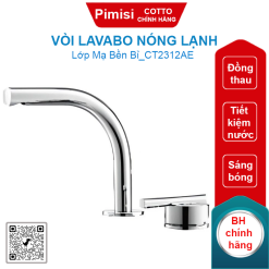Vòi lavabo COTTO CT2312AE Oval nóng lạnh