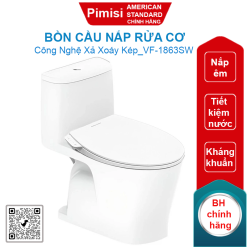 Bồn cầu American Standard VF-1863SW (VF1863SW) nắp rửa cơ M4A839