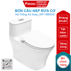 Bồn cầu American Standard WP-1880SW (WP1880SW) nắp rửa cơ M4A839 (TL)