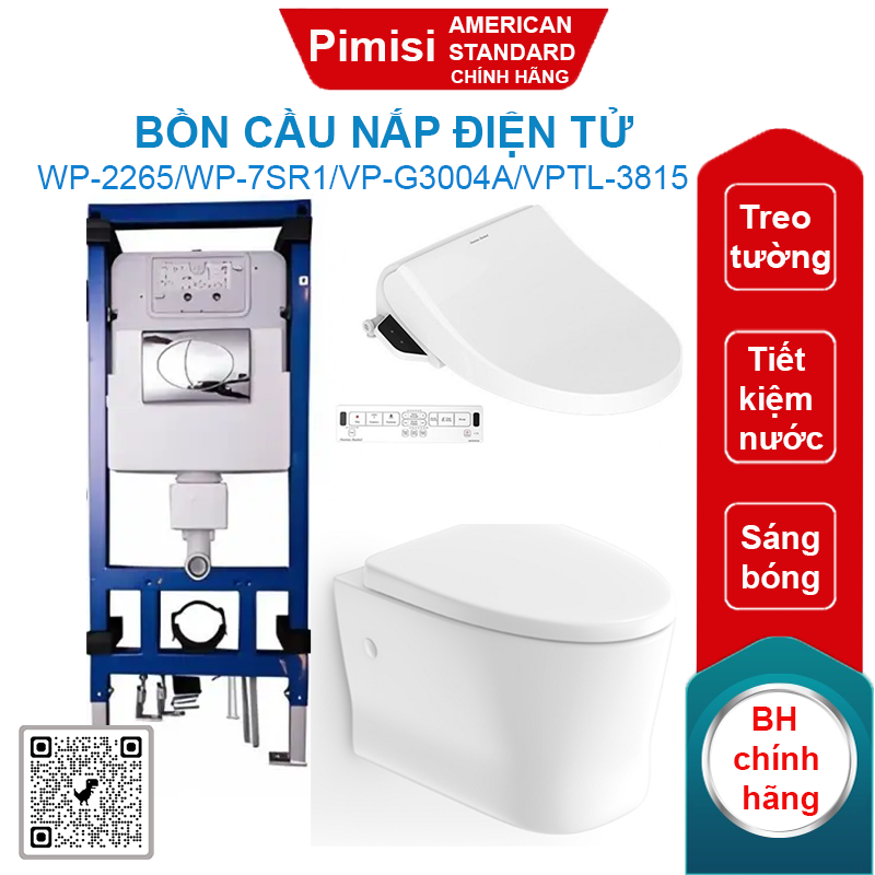 Bồn Cầu American Standard WP-2265/WP-7SR1/VP-G3004A/VPTL-3815
