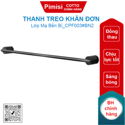 Thanh treo khăn đơn Cotto CPF003#BN2 700mm Màu đen Quil