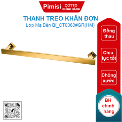 Thanh treo khăn đơn Cotto CT0063#GR(HM) Màu vàng