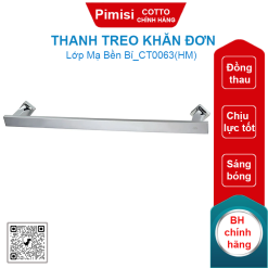 Thanh treo khăn đơn Cotto CT0063(HM)