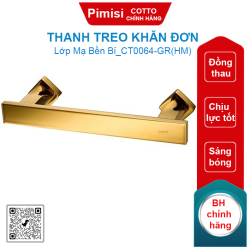 Thanh treo khăn đơn Cotto CT0064-GR(HM) Màu vàng