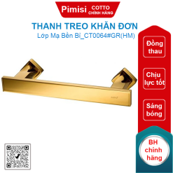 Thanh treo khăn đơn Cotto CT0064#GR(HM) màu vàng