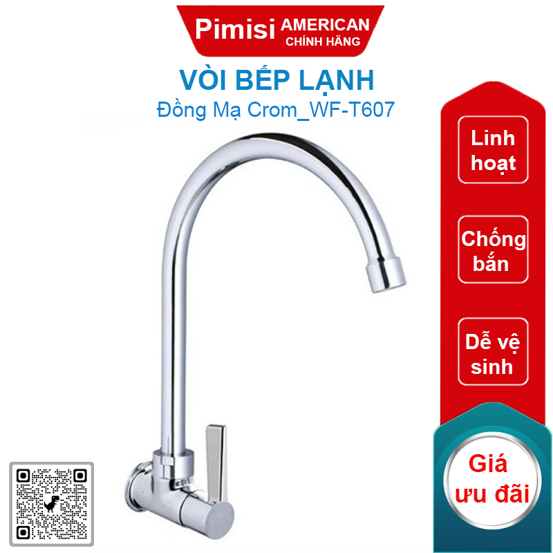 Vòi bếp lạnh American Standard WF-T607 (WFT607) lạnh