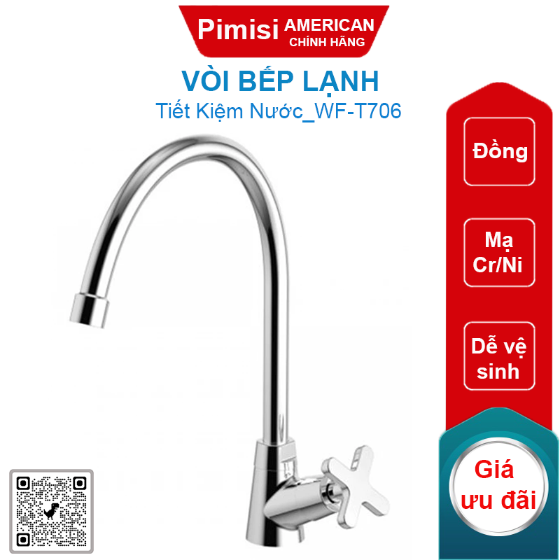 Vòi bếp lạnh American Standard WF-T706 (WFT706) Winston