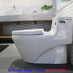 Bàn cầu 1 khối INAX AC 1135VN hình chupwj thực tế