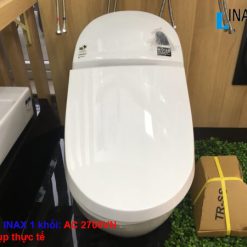 Bàn cầu inax 1 khối AC-2700VN hình chụp thực tế