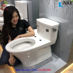 Bàn cầu 1 khối INAX AC 991VRN hình chụp thực tế