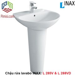 chậu lavabo inax L-285V gắn tường