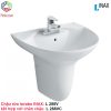 Chậu rửa lavabo treo tường INAX 288 có chân ngắn L 288VC