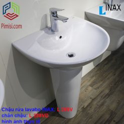 Chậu rửa inax 288 gắn tường hình chụp thực tế