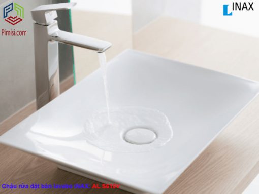 Chậu rửa mặt đặt bàn lavabo INAX AL-S610V hình chụp thực tế