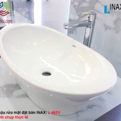 Chậu rửa mặt đặt bàn INAX AL-465V hình chụp thực tế