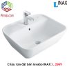 Chậu rửa mặt đặt bàn đá INAX L-296V hình chữ nhật