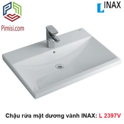 Chậu rửa dương vành INAX L-2397V bàn đá