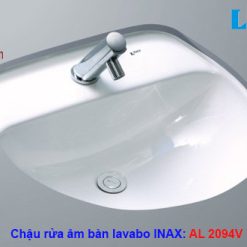 Chậu rửa mặt âm bàn INAX AL-2094V hình chụp thực tế