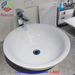 Chậu rửa mặt đặt bàn lavabo INAX L-445V hình chụp thực tế