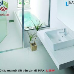 Chậu rửa ,ặt đặt trên bàn đá INAX AL-293V hình chữ nhật