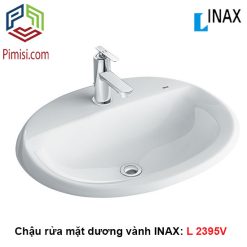 Chậu rửa dương vành INAX L-2395V bàn đá