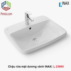 Chậu rửa dương vành INAX L-2798V bàn đá