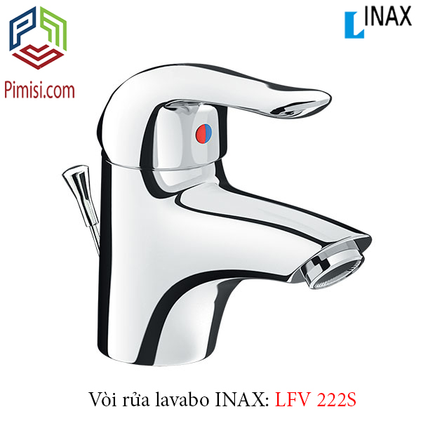Vòi chậu rửa mặt INAX LFV-222S nóng lạnh