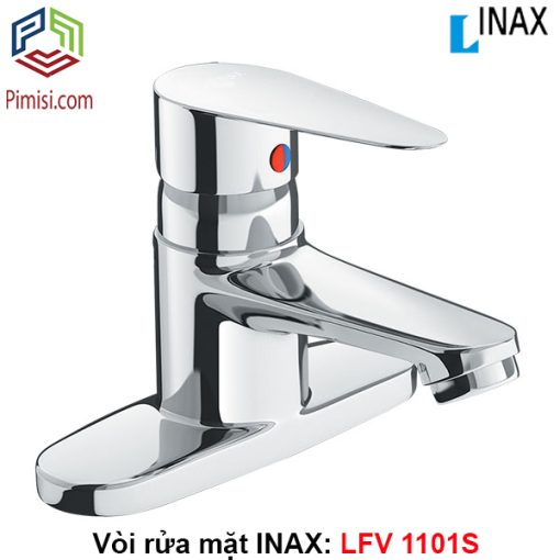 Vòi lavabo nóng lạnh INAX LFV-1101S-1 chậu 3 lỗ