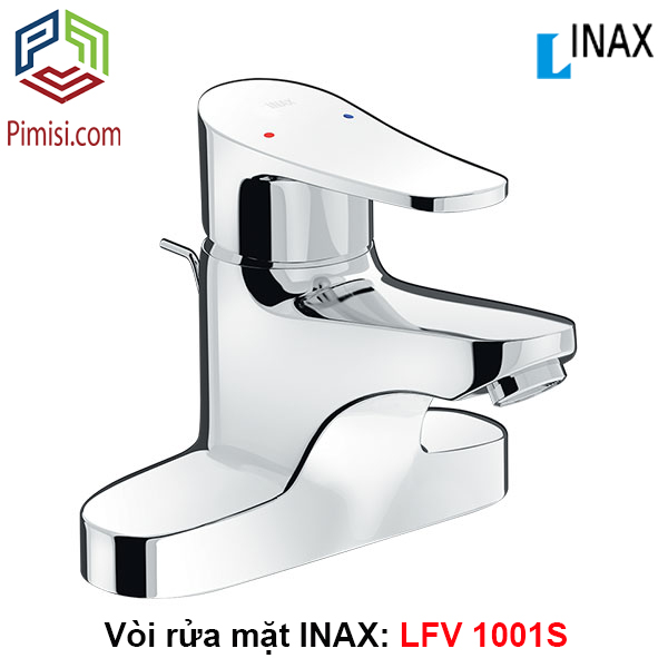 Vòi rửa lavabo INAX LFV-1001S nóng lạnh chậu 3 lỗ