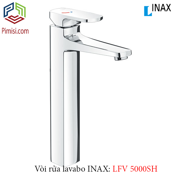 Vòi rửa lavabo INAX LFV-5000SH bàn đá cổ cao