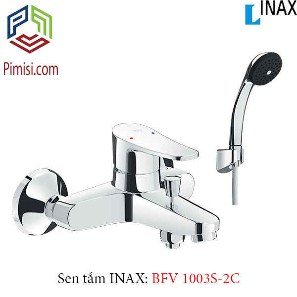 Vòi tắm INAX BFV-1003S-2C nóng lạnh