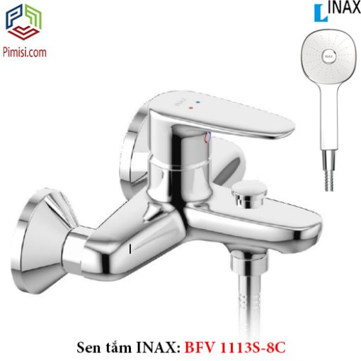 Vòi tắm INAX BFV-1113S-8C nóng lạnh