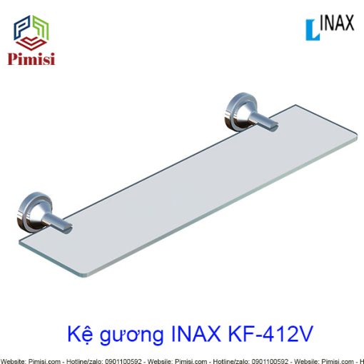 Kệ gương INAX KF-412V bằng kính