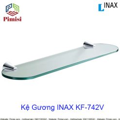 Kệ kính nhà tắm INAX KF-742V bo tròn
