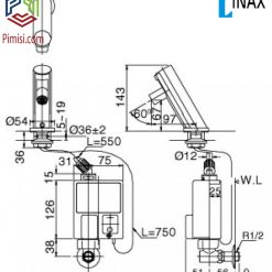 Vòi rửa cảm ứng INAX AMV-90