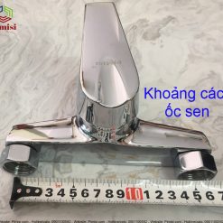 Bản vẽ kích thước vòi tắm nóng lạnh Pimisi 100S