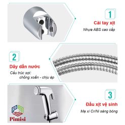 Bộ vòi xịt Pimisi PVX-101 đầy đủ