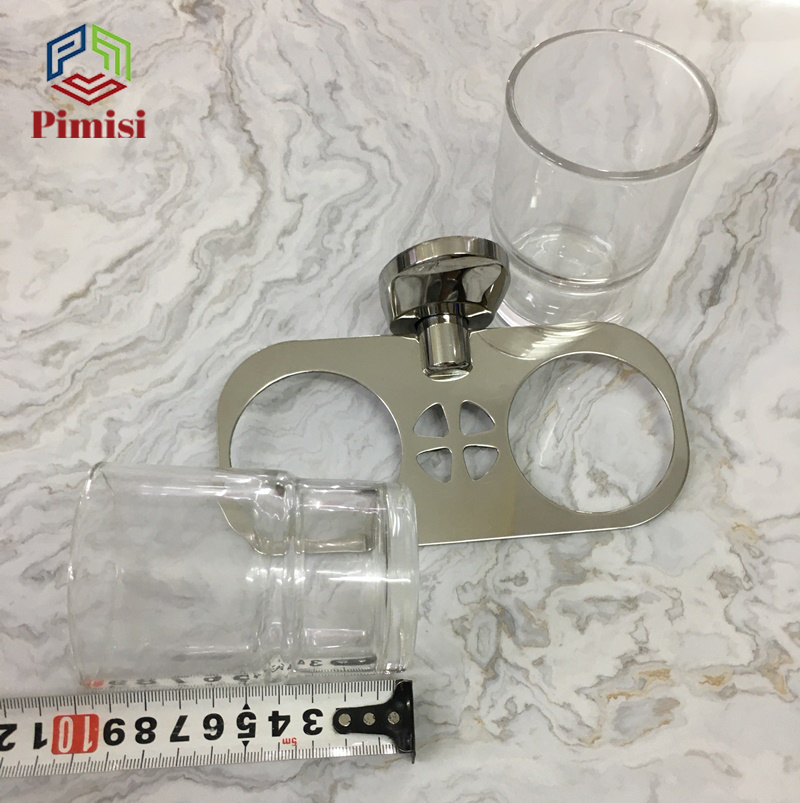 Giá để cốc trong nhà vệ sinh Pimisi PR-013 inox 304