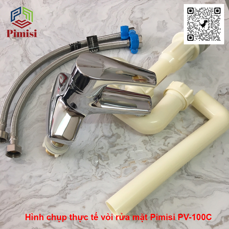 Hình chụp thực tế vòi rửa mặt Pimisi PV-100C