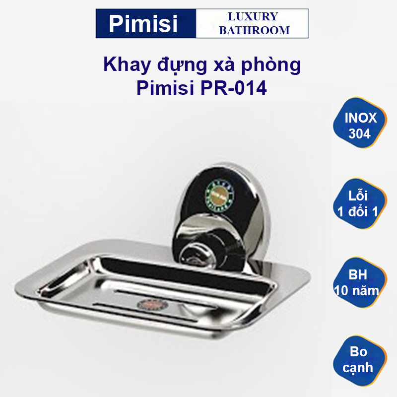 Khay đựng xà phòng INOX 304 Pimisi PR-014