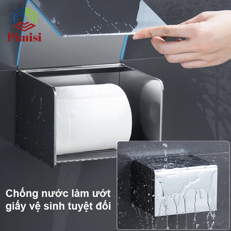Lô giấy inox Pimisi PR-042V chống nước tuyệt đối tránh ướt