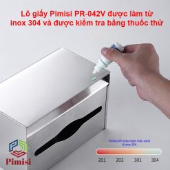 Lô giấy Pimisi PR-042V làm từ inox 304